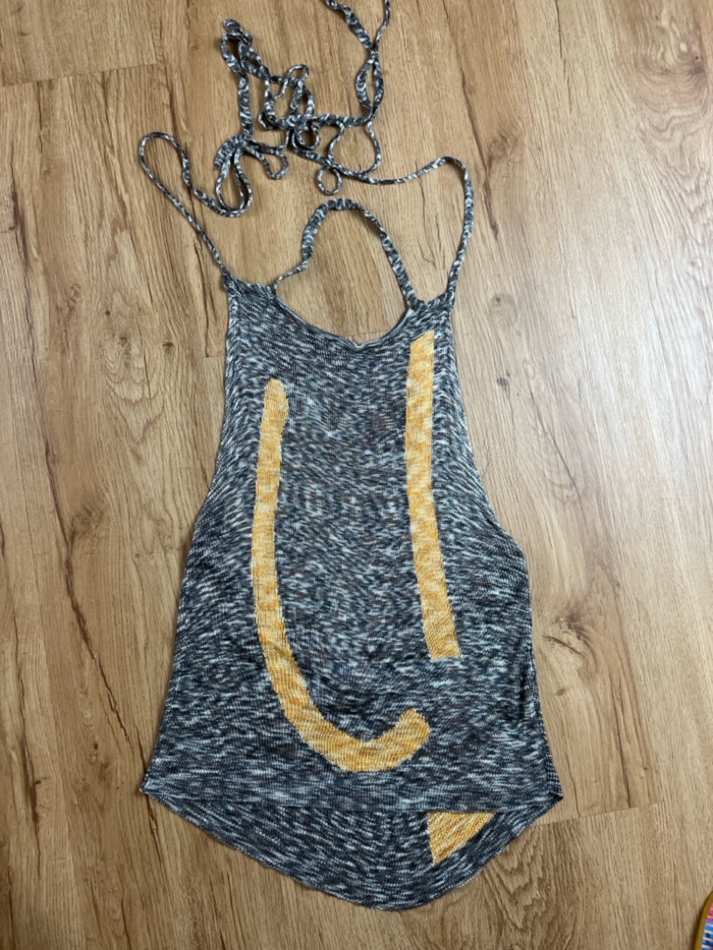Eckhaus Latta Glitch Top S Strappy Knit Italy Designer Repair Project